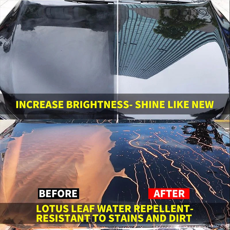 55G Black Car Wax Nano Hydrophobic Coating Scratch Repair Polish for Long-Lasting Shine