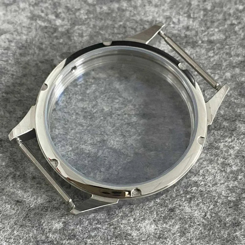Stainless Steel Watch Case Kit for ETA6497/6498 & Seagull ST3600 Movements, Waterproof, 42mm