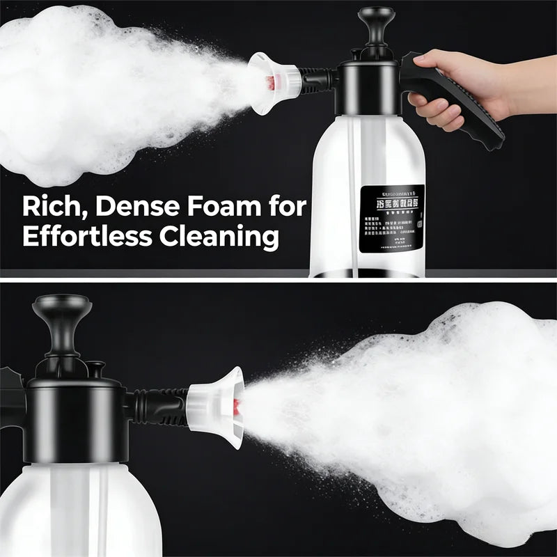 2L Pressure Spray Bottle for Car Cleaning Gardening and Household Use