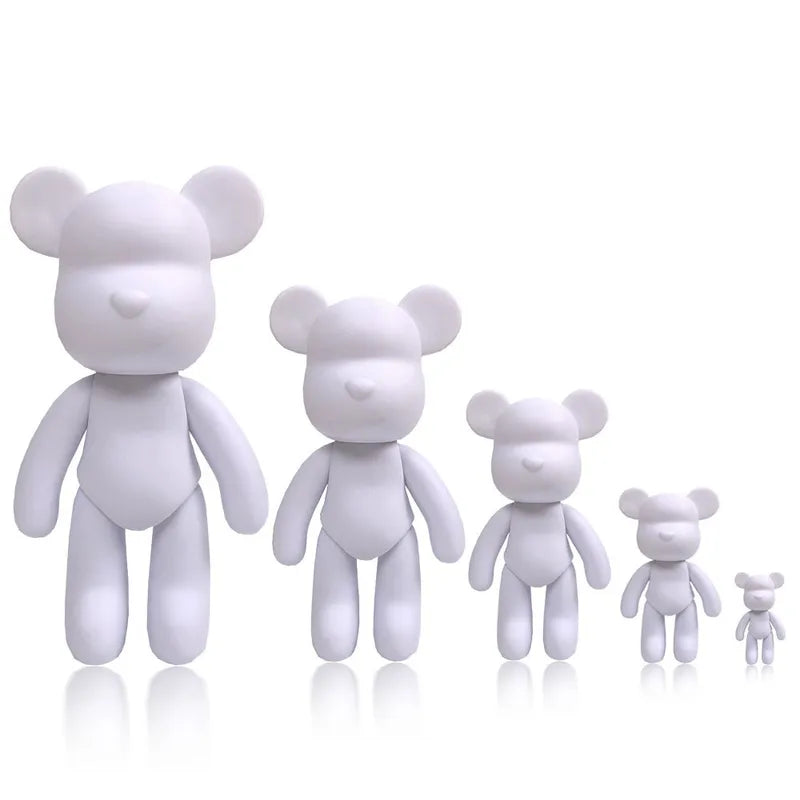 DIY Fluid Bear Sculpture Kit Handmade Art & Craft Mold for Home Decor