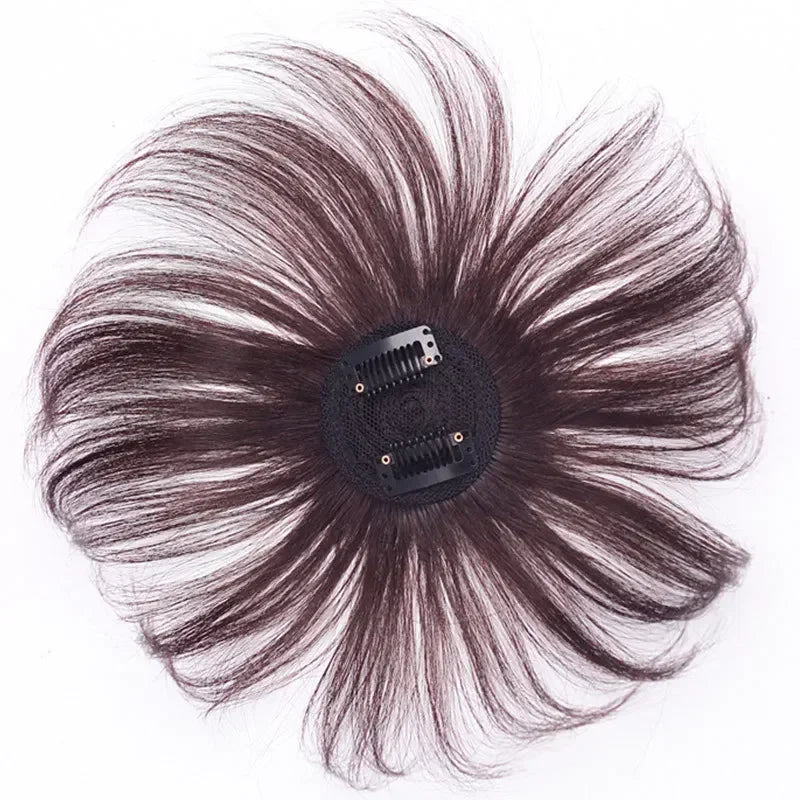 Lightweight Human Hair Topper with Clips for Volume & Thickness - 15cm & 20cm