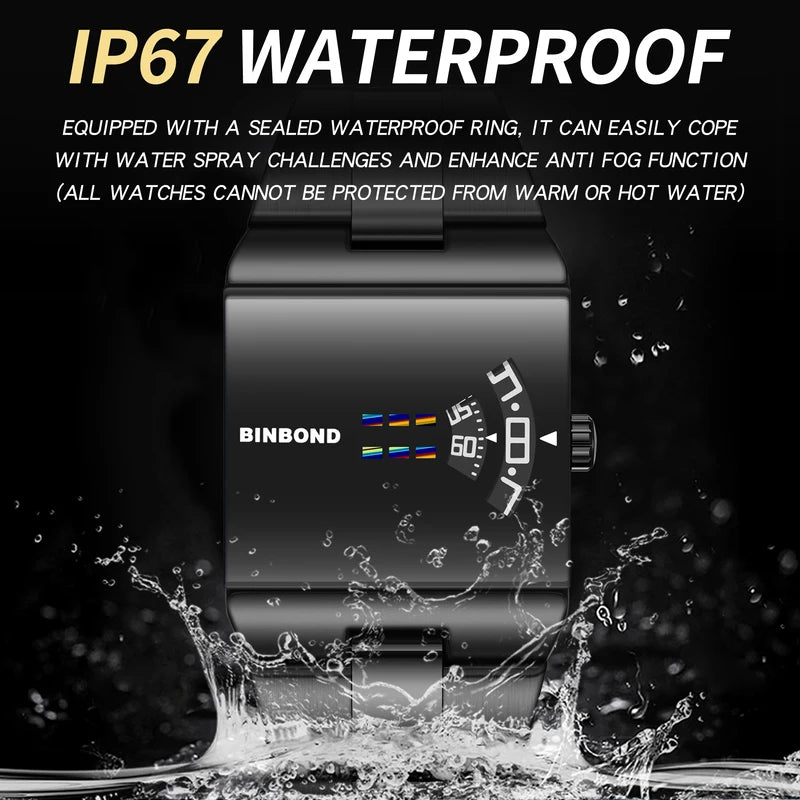 Waterproof Men's Quartz Sport Watch - Luxury Casual Wristwatch for Men