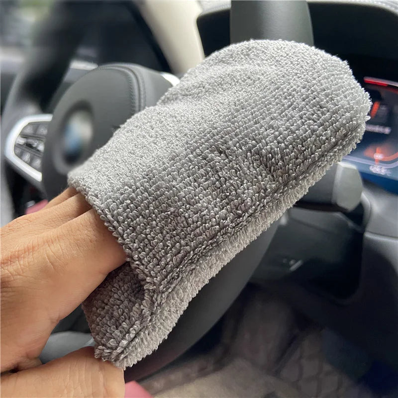 Car Polishing Wax Sponge Set - Microfiber Foam Applicators for Detailing
