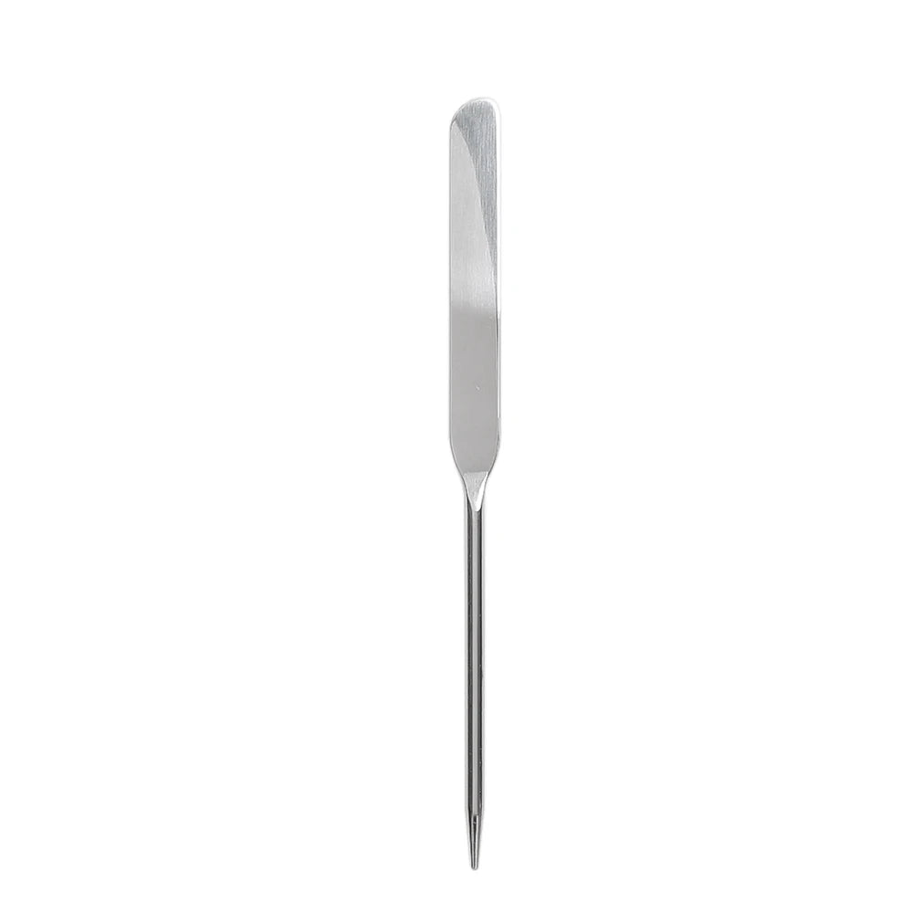 Professional Makeup Spatula Mixing Stick for Foundation and Cosmetics - Stainless Steel, 16cm