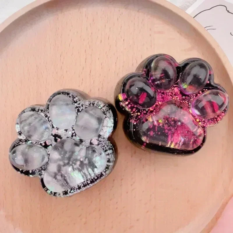 Halloween Starry Sky Cat Claw Squishy Fidget Toy Silicone Stress Relief Toy