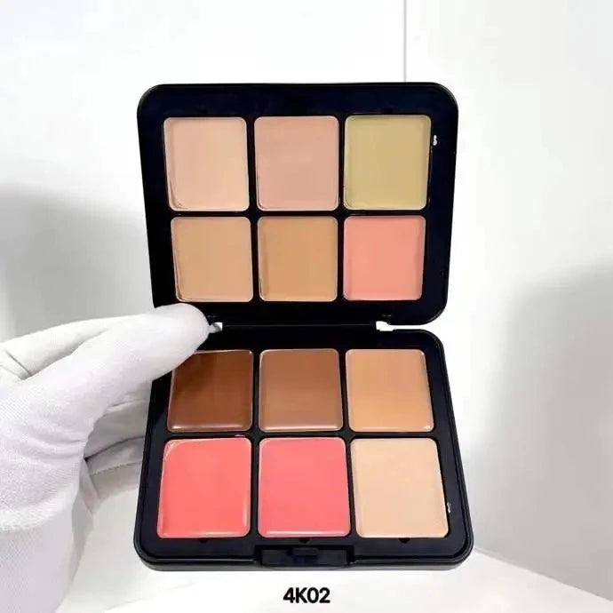 12-Color Makeup Face Palette - Foundation, Blush & Concealer Essentials