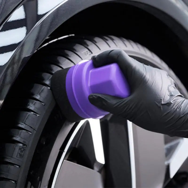 Flexible Tire Sponge Applicator Pad for Car Wheel Waxing and Polishing