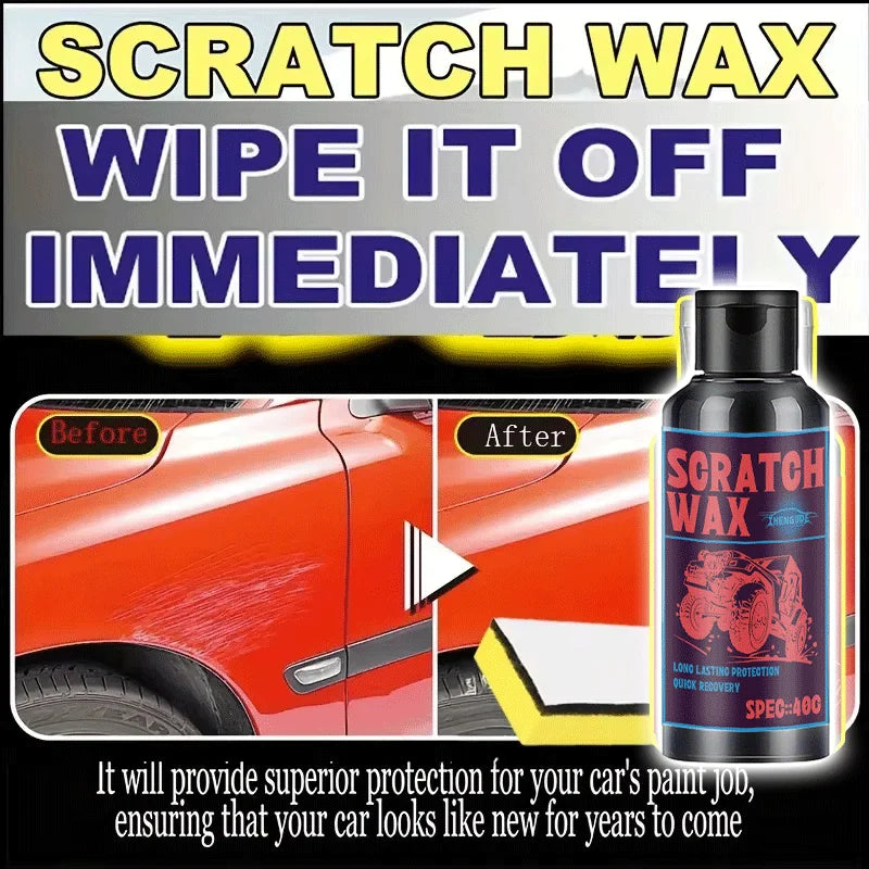 Car Scratch Repair Wax - Light Scratch & Swirl Remover for Paint Shine