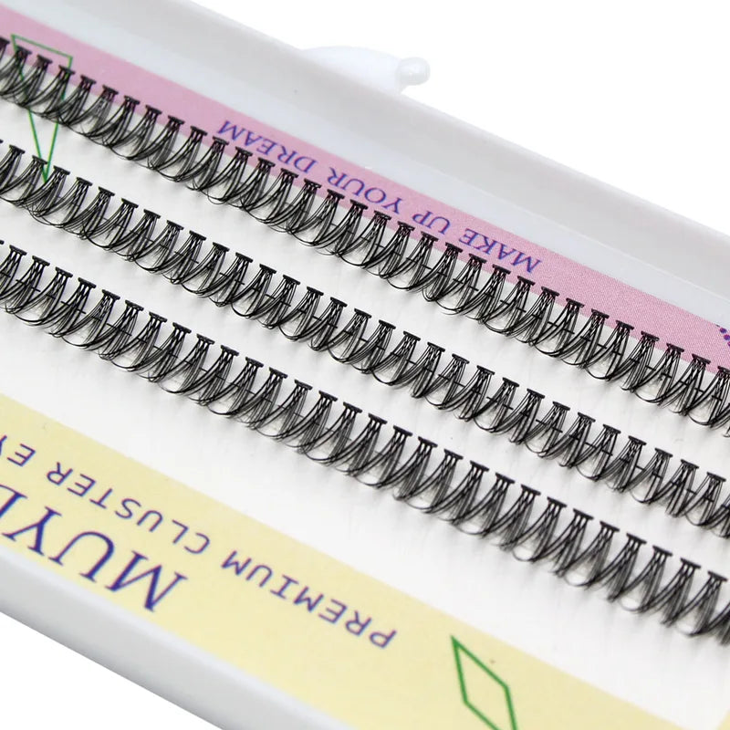 DIY Clustered Eyelash Extensions 3D Fluffy Natural False Eyelashes - Multiple Lengths & Curls