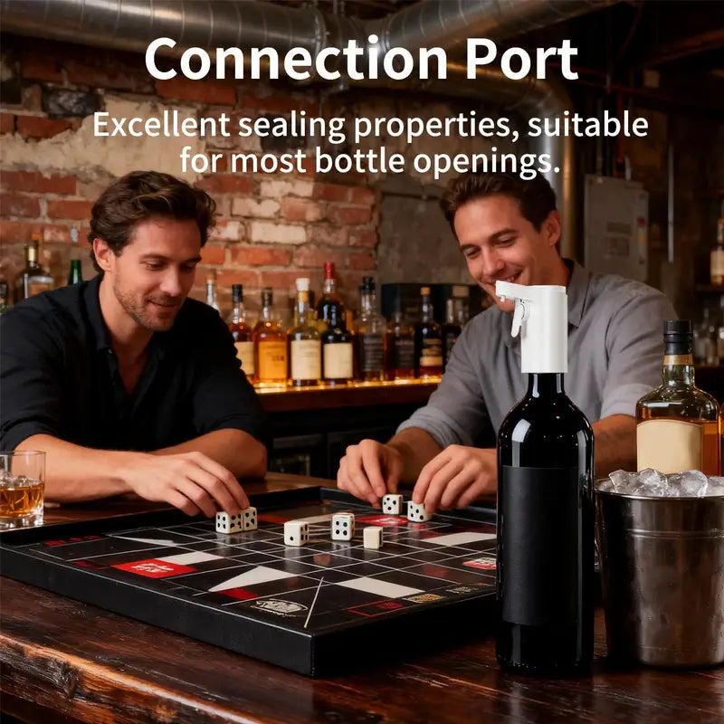 Automatic Wine Dispenser with Touch Screen Sensor Pump 4 Modes - Electric Liquor & Whiskey Decanter