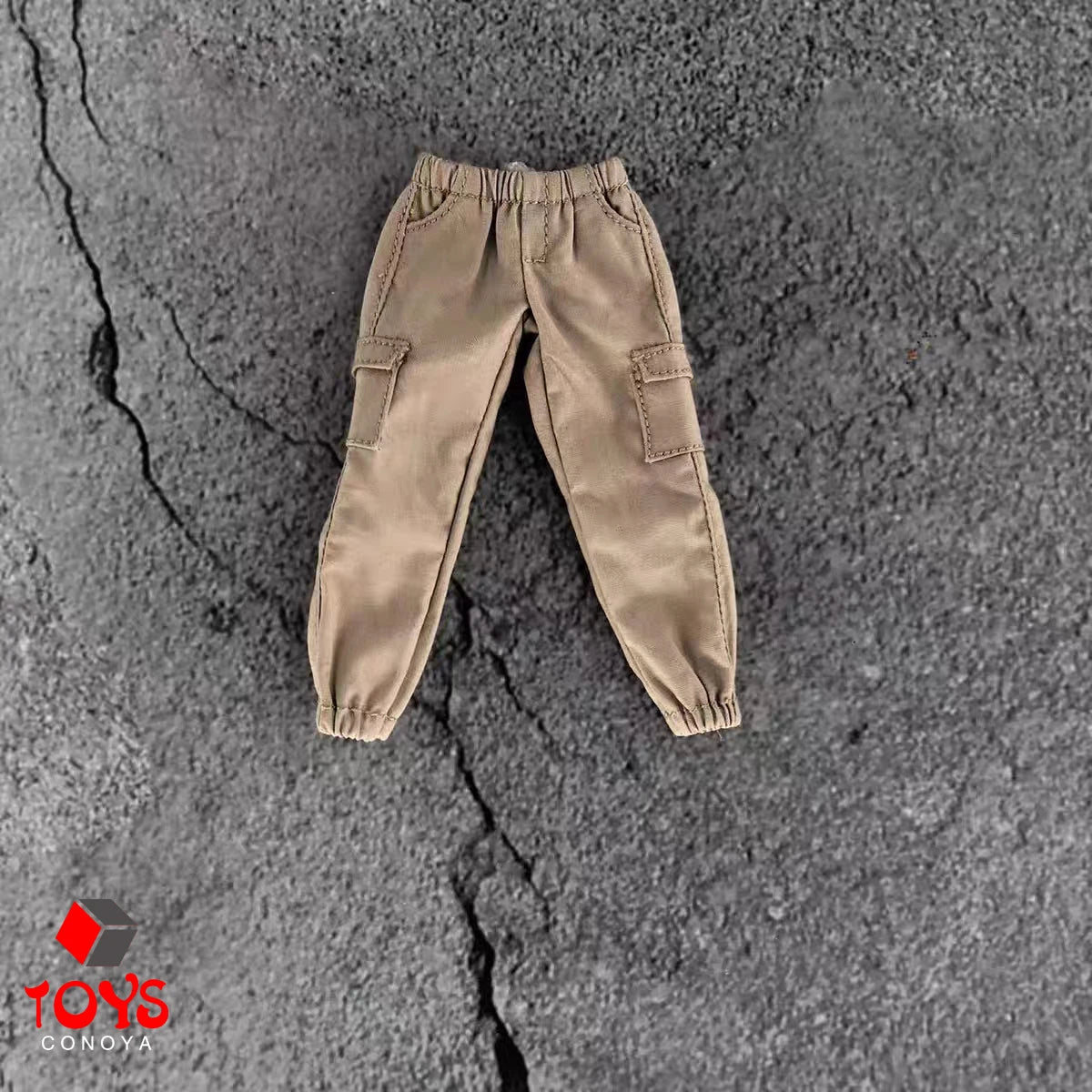 1/12 Scale Male Action Figure Pants Casual Trousers with Pockets for Doll Accessories