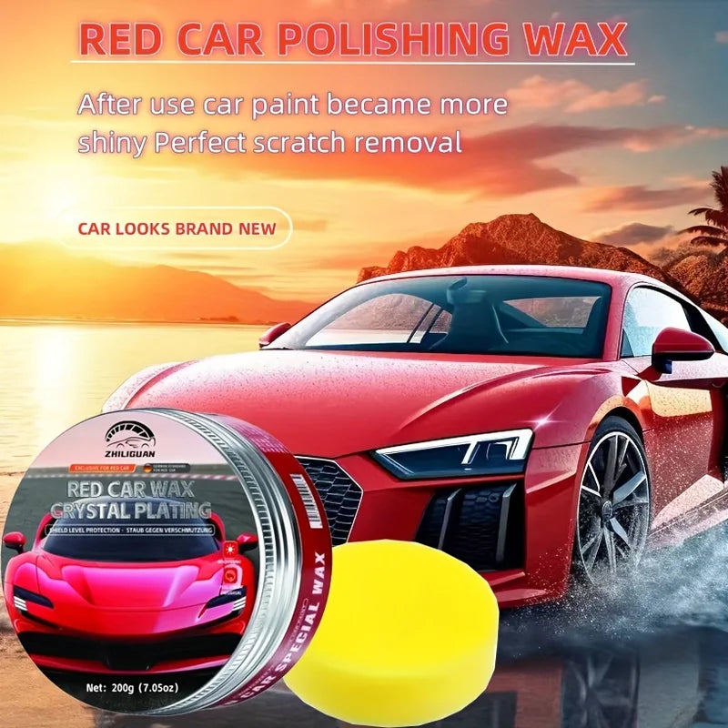 Car Wax Set for Exterior Shine & Scratch Protection - Fast UV & Easy Use