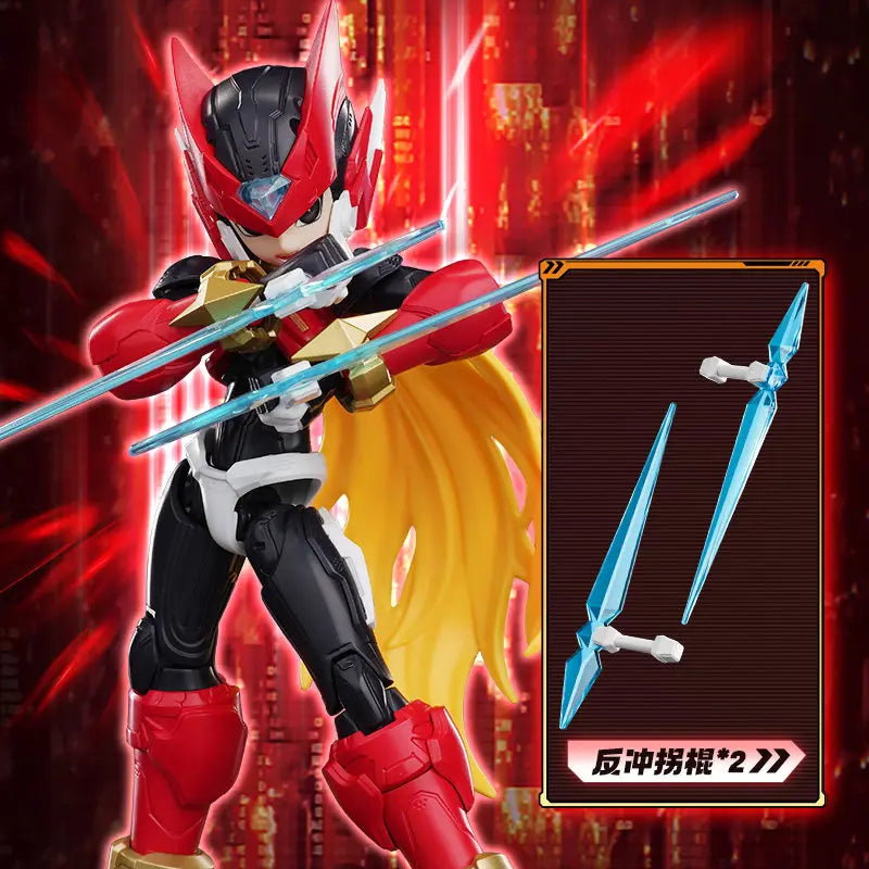 Action Figure Model Kit - Mega Man Zero Shooting Star Rockman Assembly Toy - Multiple Colors