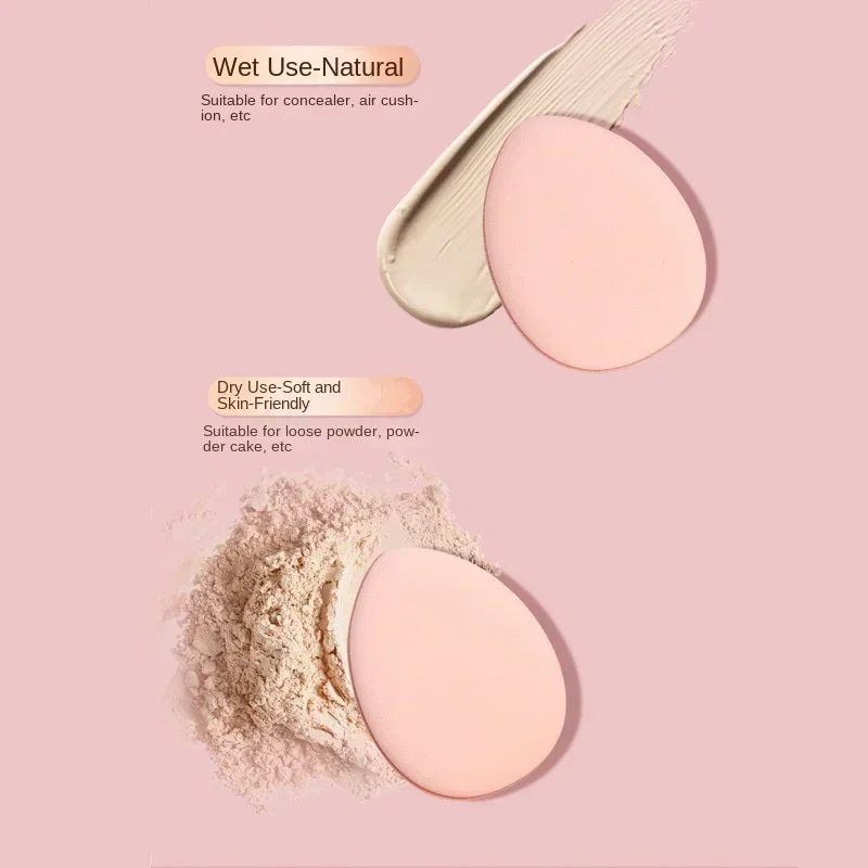 10Pcs Mini Makeup Sponge Set for Foundation & Concealer - Travel Friendly