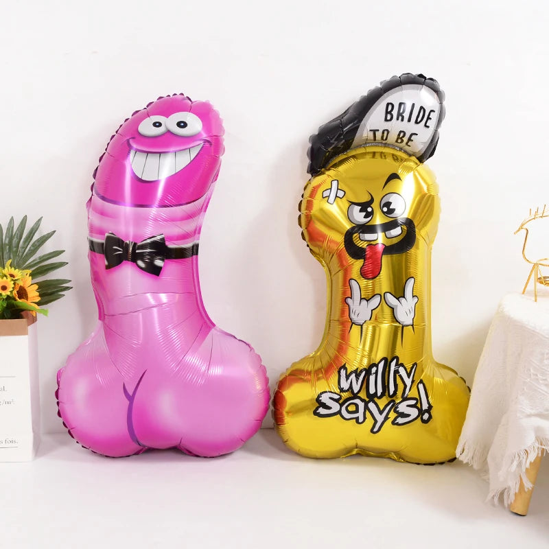 Bachelorette Party Water Bottle Decoration Large Penis Balloon Supplies Bridal Shower Accessory