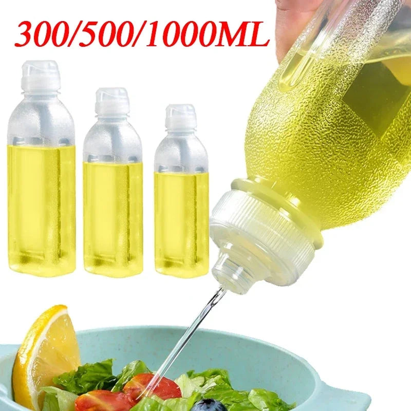 1000ML High-Temperature Resistant Oil Dispenser Bottle with Screw Cap - Multifunction Soy & Sauce Dispenser