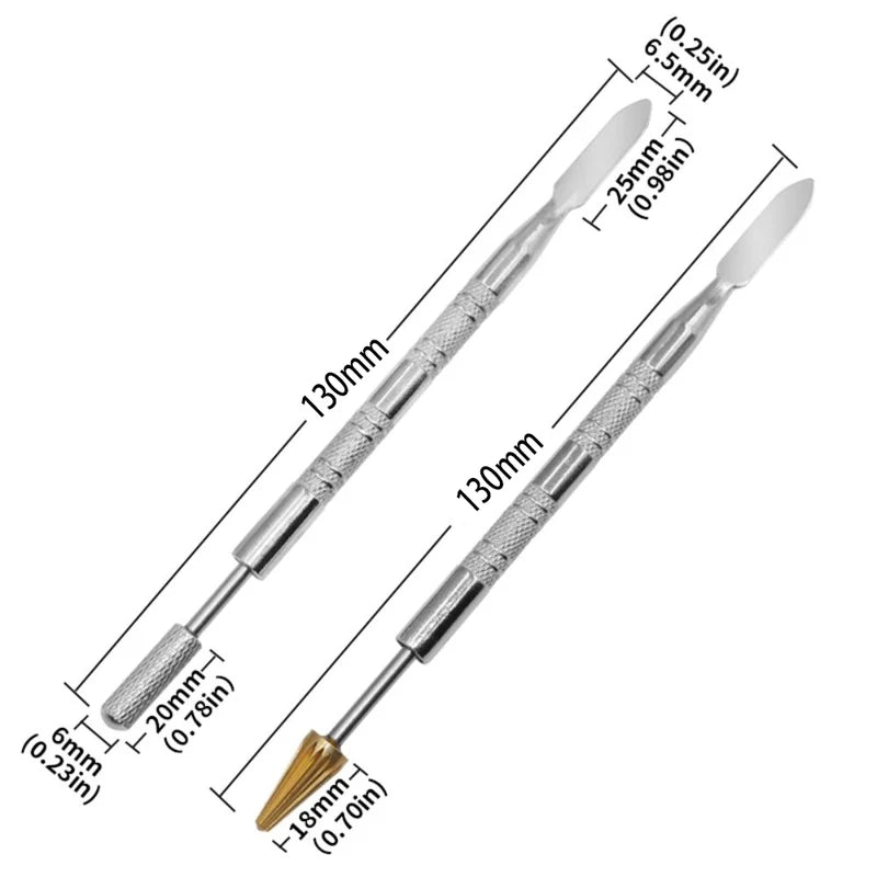 Leather Edge Oil Painting Pen with Double-Sided Applicator - Craft Edger Tool