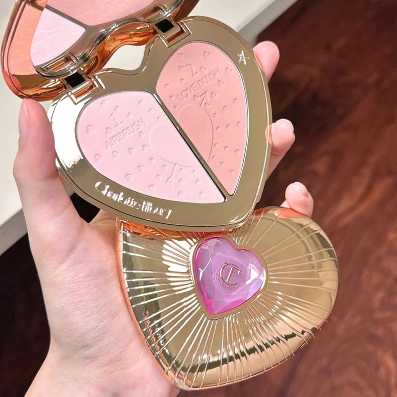Dual-Color Blush and Concealer Cushion - Brightening & Moisturizing Face Makeup