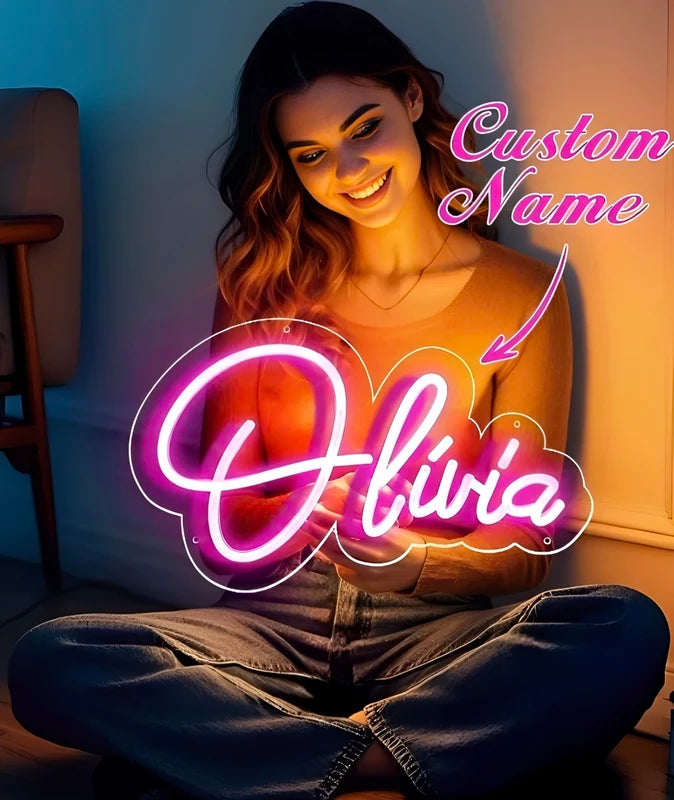 Custom Neon Sign LED Name Light for Kids Wall Decor Personalised