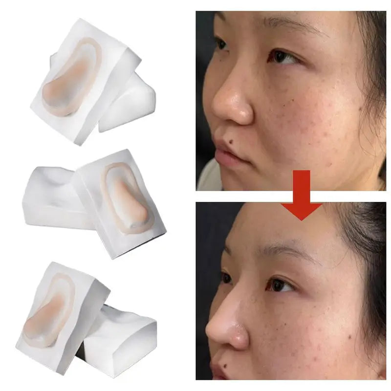 Silicone Fake Nose Kit Cosplay Prosthetic Nose and Chin Set for Special Effects Halloween