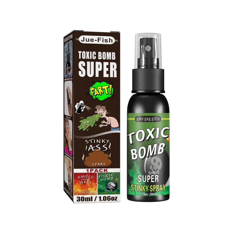Funny Fart Spray Liquid Gag Prank Toy - 30ml Smelly Gas Stink Bombs