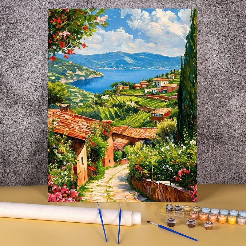DIY Painting by Numbers Kit Wall Art for Living Room Home Decor