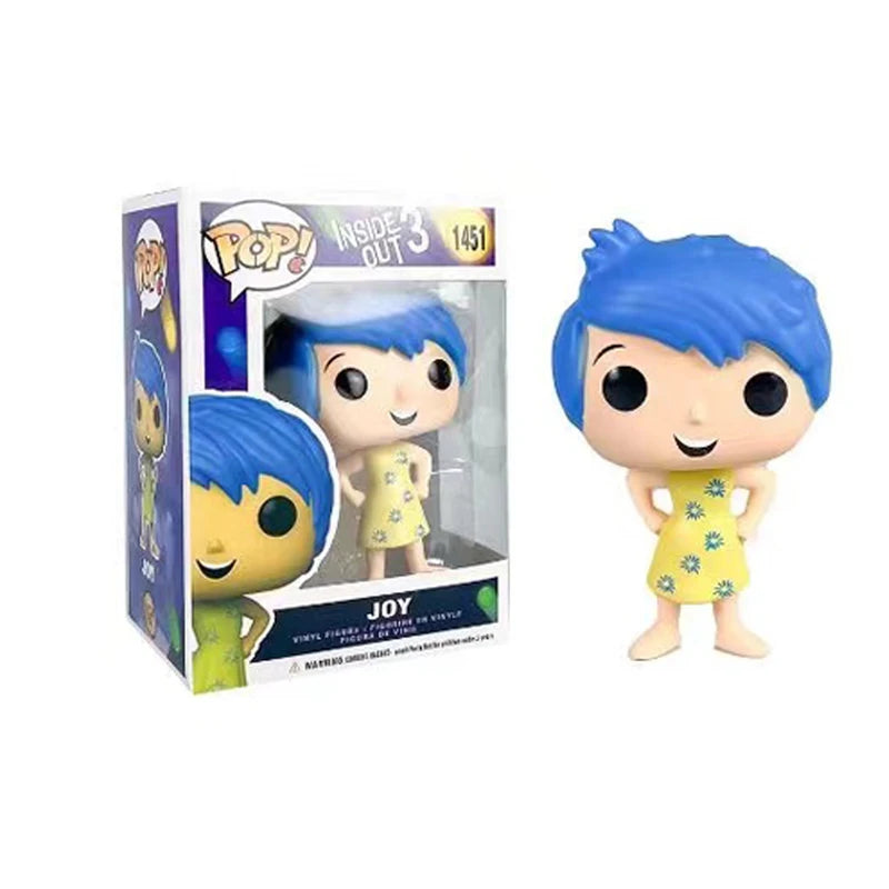 Anime Inside Out Action Figure Toy Set - 10cm PVC Collectible Figurines