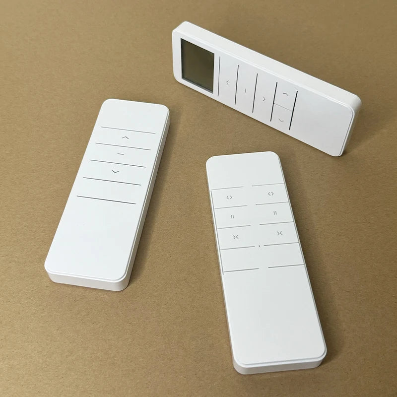 RF 433.92 MHz Smart Curtain Remote Control for Electric Motor - Fixed Code