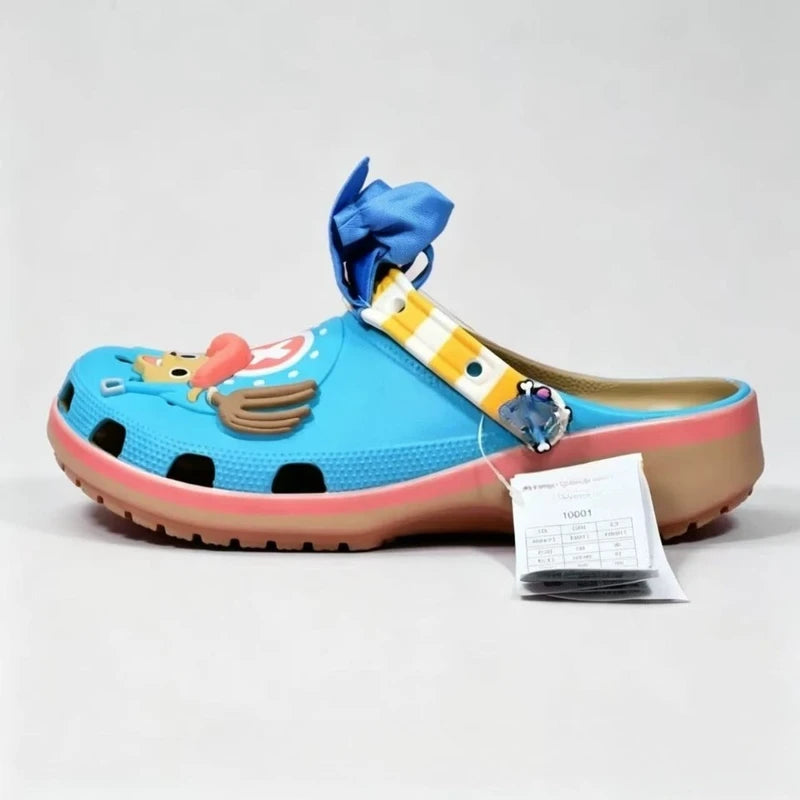 Anime Cartoon Outdoor Slippers for Men Women Non-Slip Beach & Travel Shoes