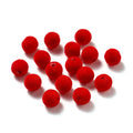 Colorful Acrylic Flocking Bead Spacer Set for Jewelry Making - 30 Pieces