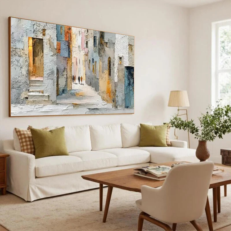 Abstract Oil Painting Wall Art Canvas for Living Room Modern Decor
