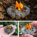 Mini Fairy Garden Figurines Resin Fairy Statue Set for Outdoor & Indoor Decor