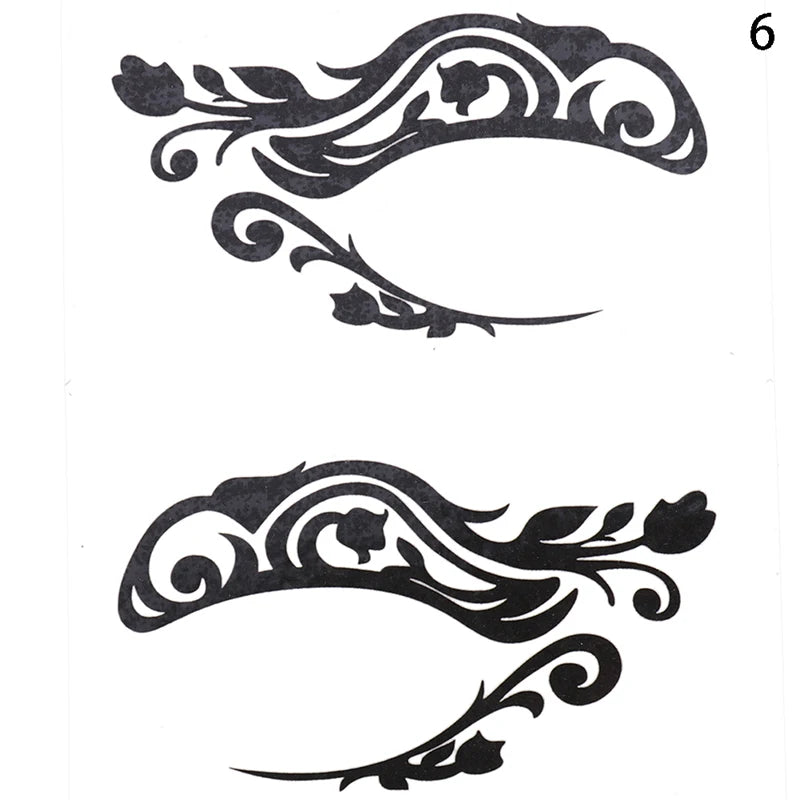 Halloween Temporary Face and Eye Tattoo Stickers for Party and Event