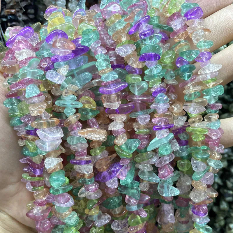 Natural Irregular Sun Stone Beads for Jewelry Making - 5-8MM Spacer Beads