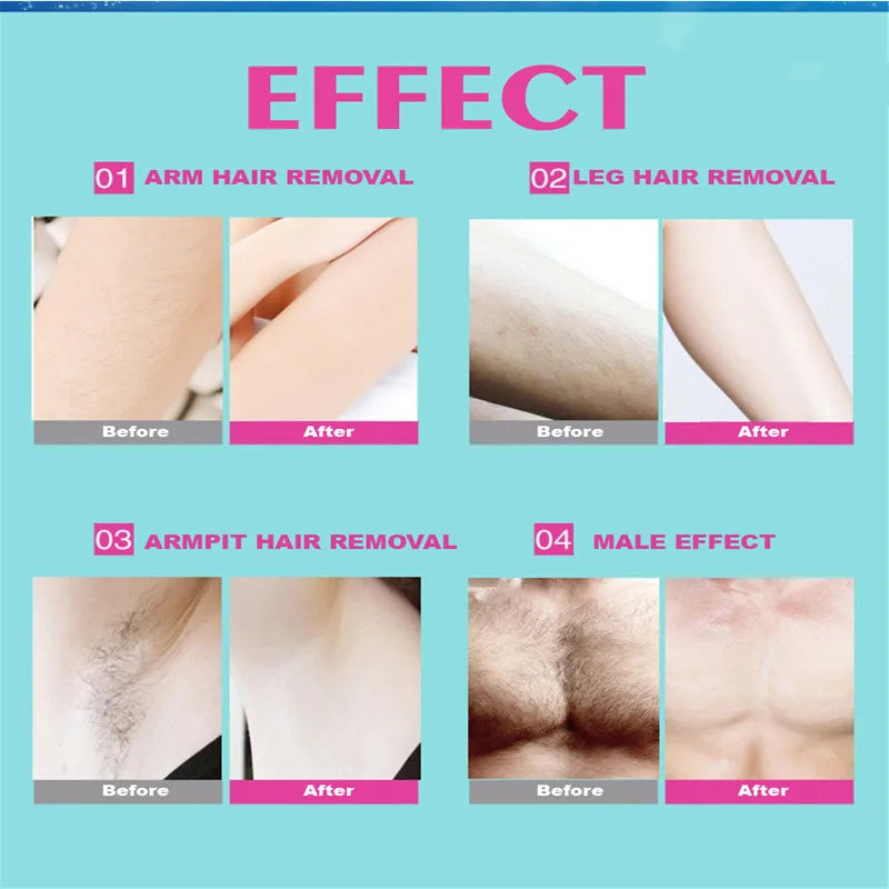 Hair Removal Wax Strips for Face & Body - 10 Pack, Easy to Use, Skin-Friendly