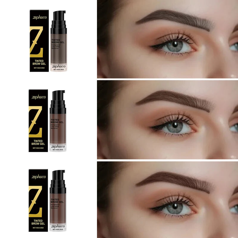 Long Lasting Eyebrow Tint Gel - Waterproof Natural Brow Enhancer with Nourishing Formula