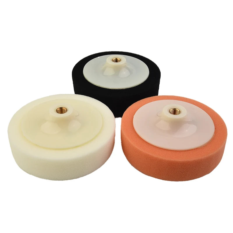 Car Polishing Pad Set 3pcs Sponge Buffing Discs for Auto Scratch Removal