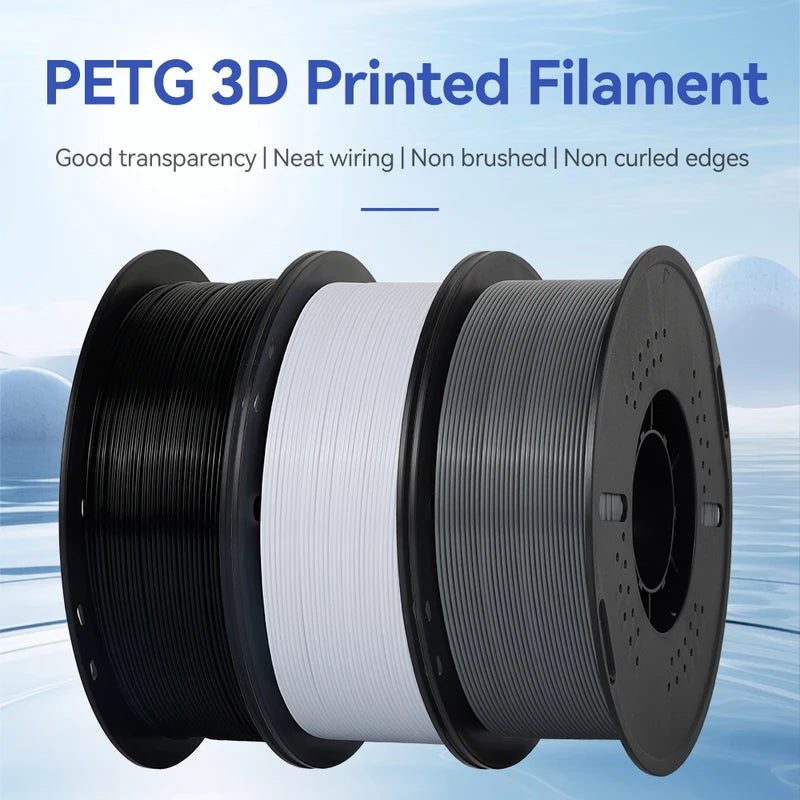 5kg 10kg PLA PETG 3D Printer Filament Spool - No Bubble, 1.75mm Plastic Material