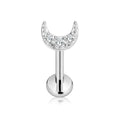 Titanium Threadless Lip & Cartilage Piercing Studs - G23 ASTM F136 Hypoallergenic 16G-20G