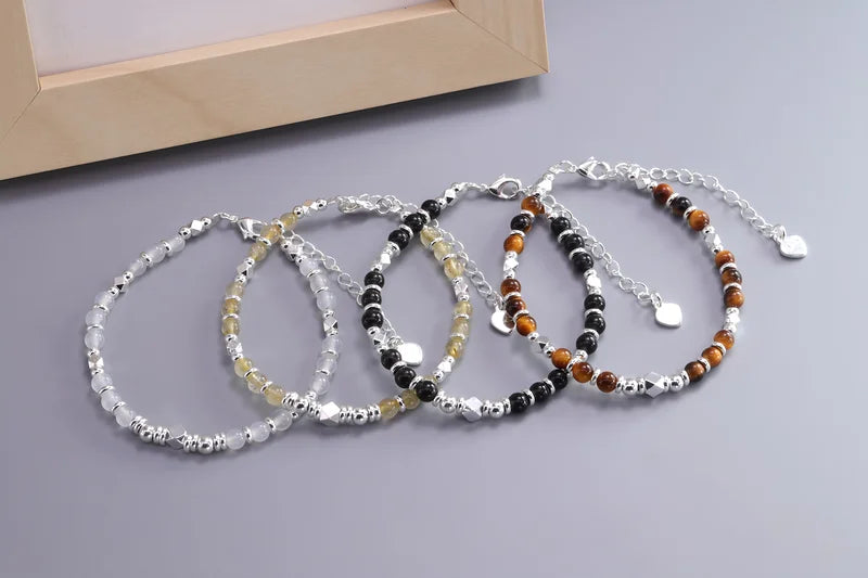 925 Sterling Silver Star Bracelet for Women and Girls, Multicolour Bohemia Jewelry Gift