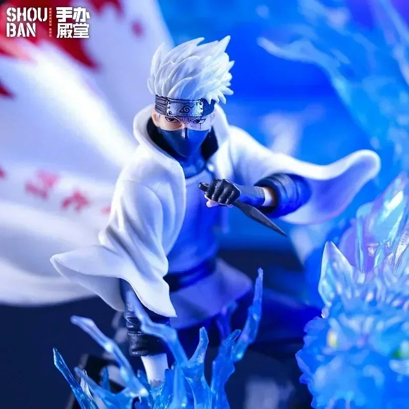 22cm Naruto Kakashi Action Figure PVC Statue Collection Toy Gift