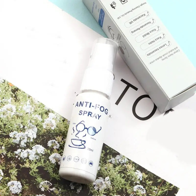 20ml Anti-Fog Spray for Glasses and Windshields - Clear Vision Protection