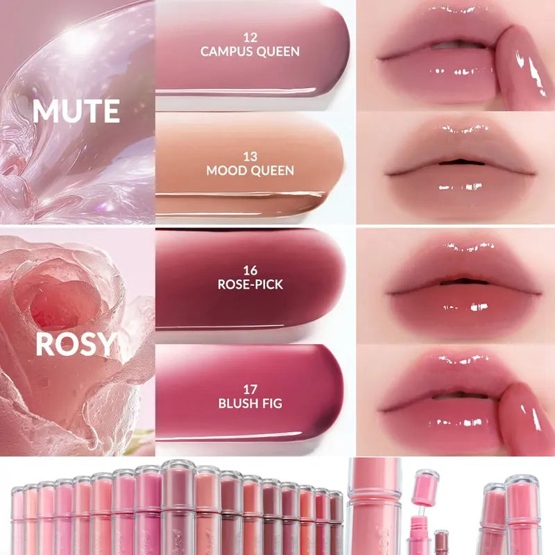 Moisturizing Lip Tint - Glossy Hydration Lock, Natural Blend, Korean Cosmetics