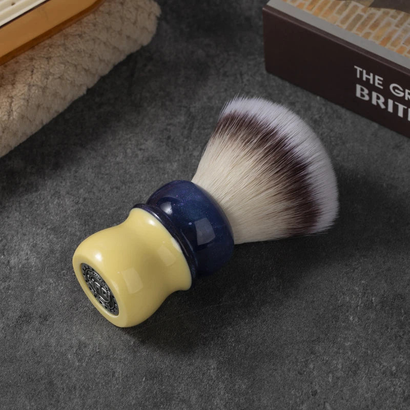 Men's Synthetic Shaving Brush 26MM Knot Travel Beard Grooming Tool