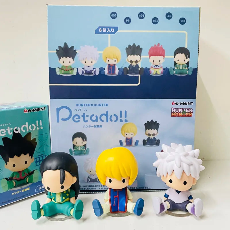 Anime Action Figure Set - Hunter X Hunter Chibi Gon Killua Mystery Blind Box Collectible Toy