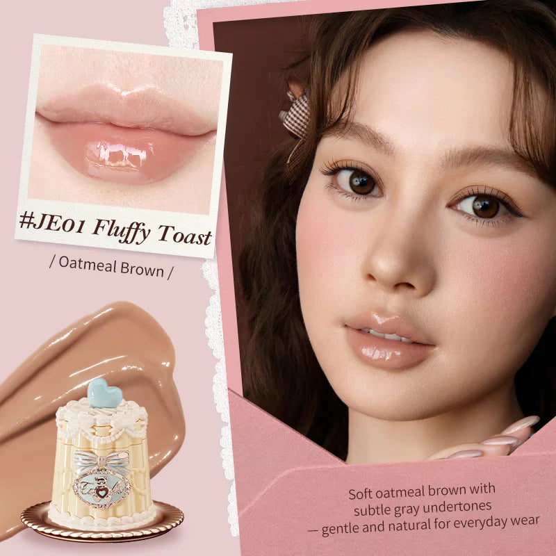 Vegan Lip Gloss Long Lasting Waterproof Lip Makeup - Silk Satin Finish