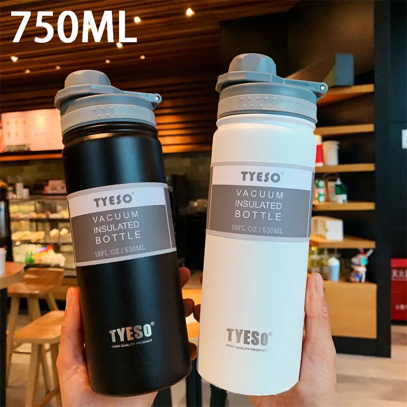 Insulated Stainless Steel Travel Water Bottle - Hot & Cold Drink Thermos Mug