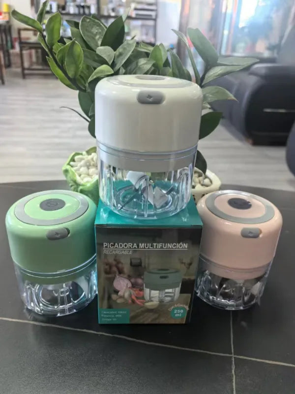 USB Rechargeable Mini Food Processor & Spice Grinder - Compact Portable Kitchen Appliance