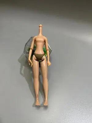1/12 Doll House Girl Doll Without Head - DIY Nude Movable Body, 25cm