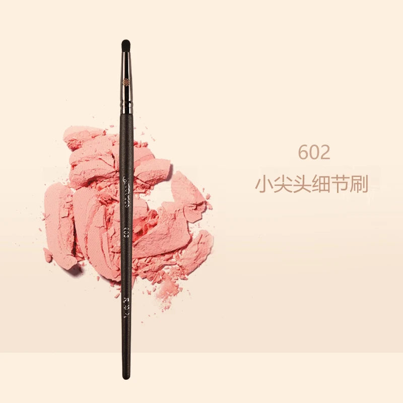 Piccasso Grey Makeup Brush 602 Pointed Detail Brush for Cosmetics, Small Professional Tool